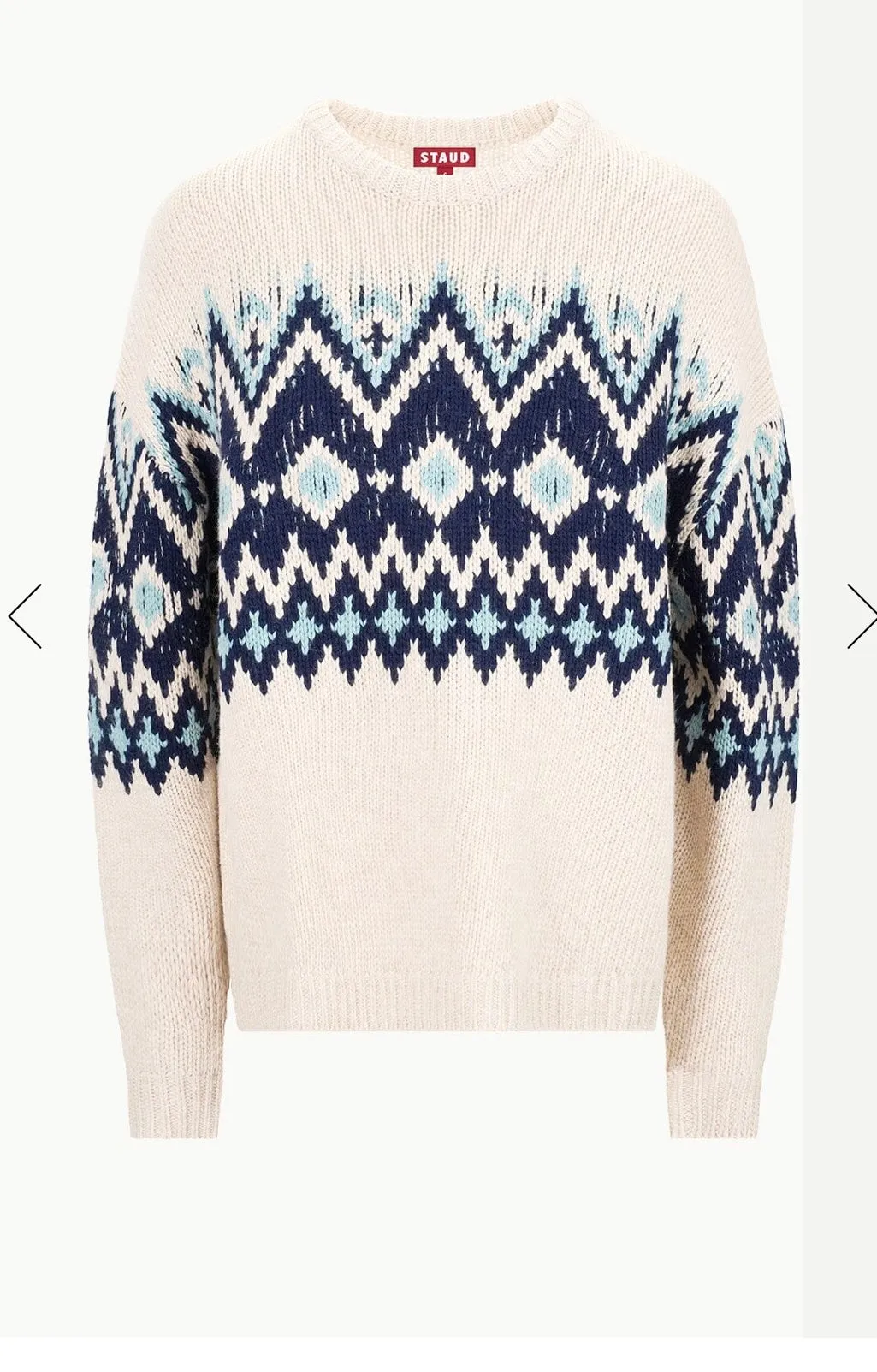 Moritz Sweater ~ Oatmeal Multi Fairisle