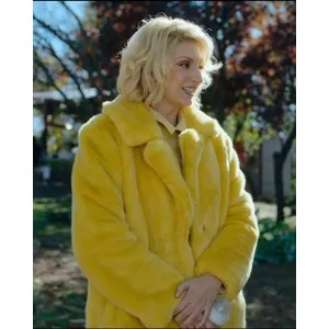 Najwa Nimri Faux Fur Coat