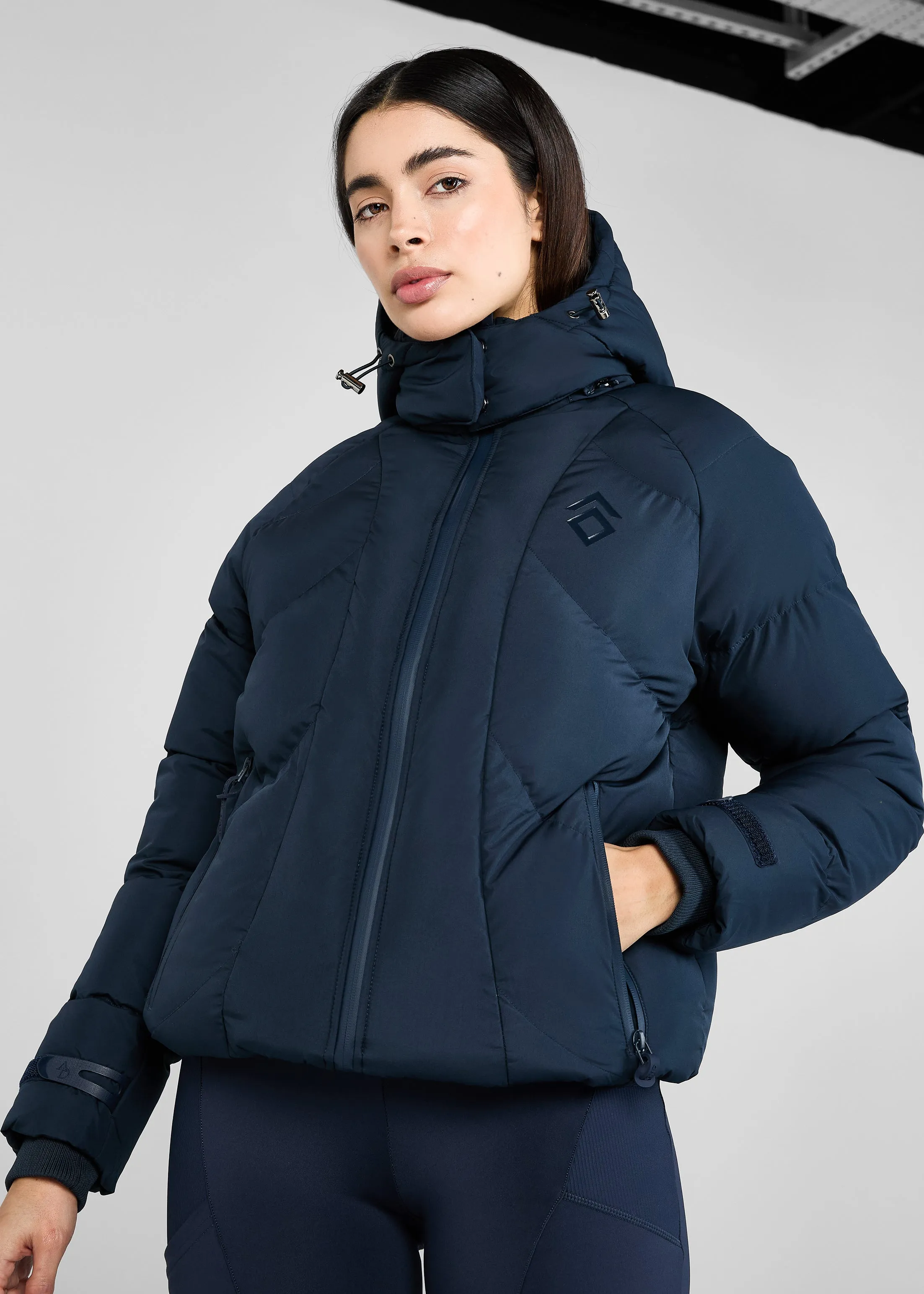 Navy Puffer Coat