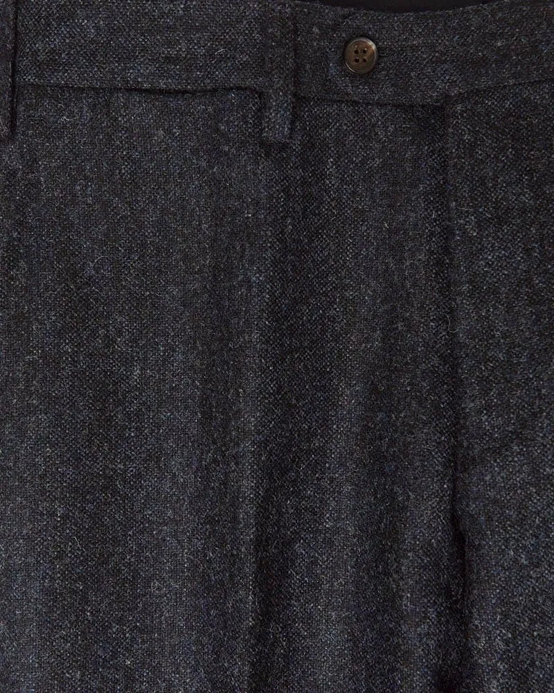 Navy Pure Wool Trousers