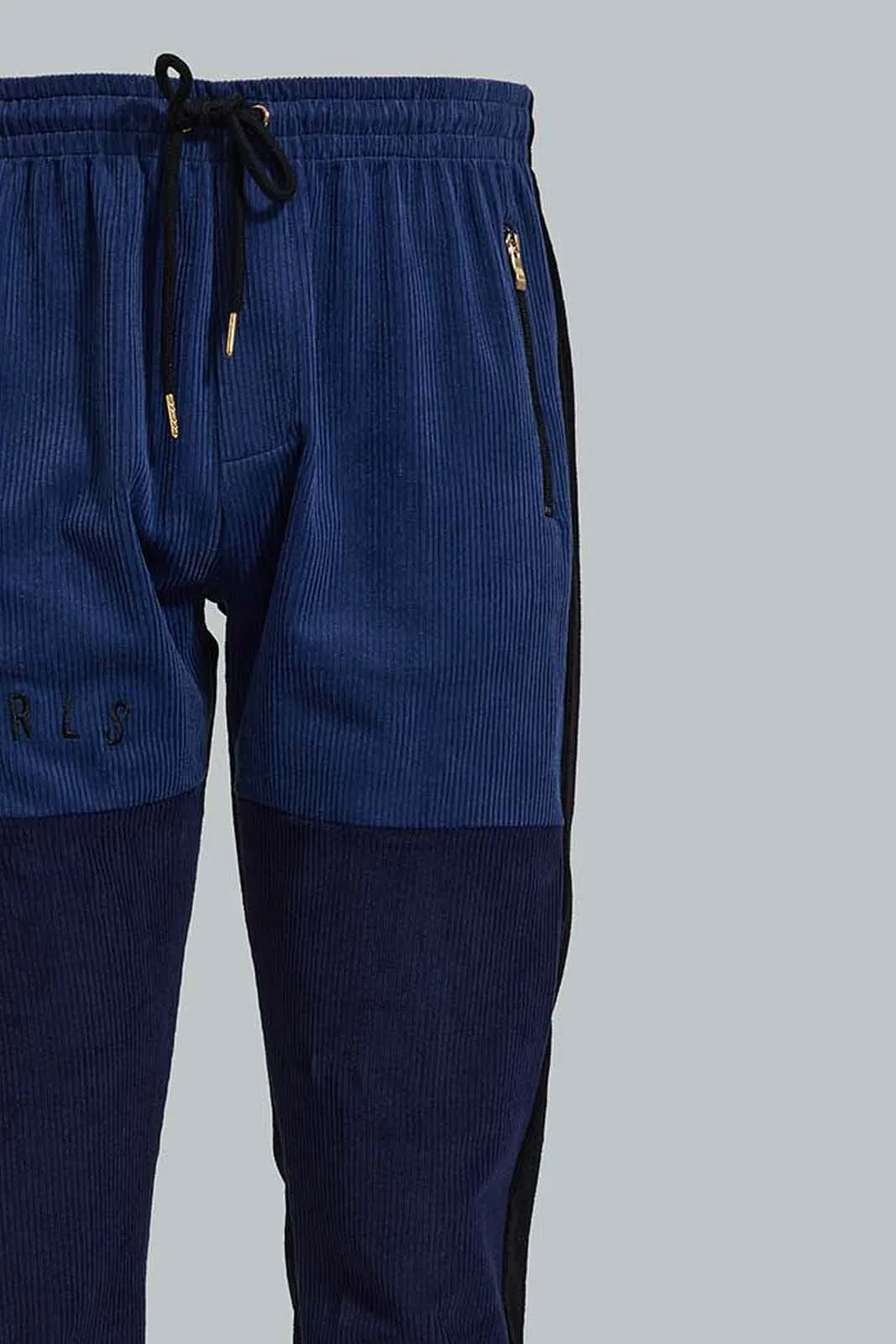 Navy Ribbed Jogger