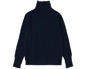 Navy Turtleneck Navy Blue