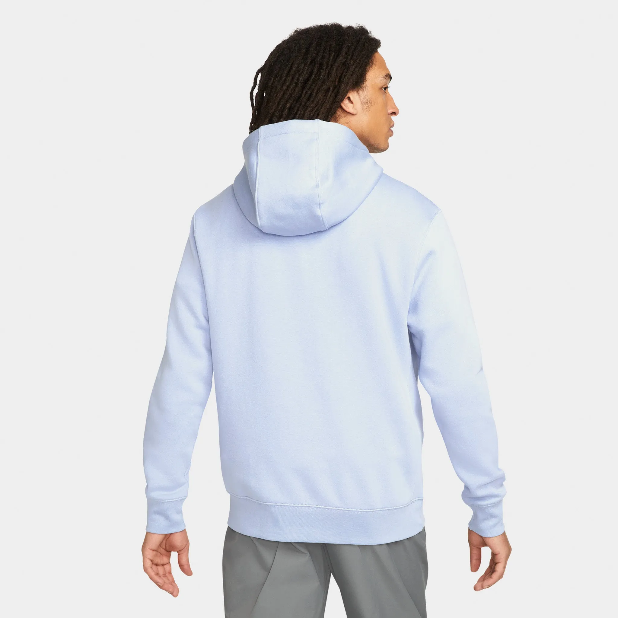 Nike Sportswear Club Fleece Graphic Pullover Hoodie Light Marine / Light Marine - White