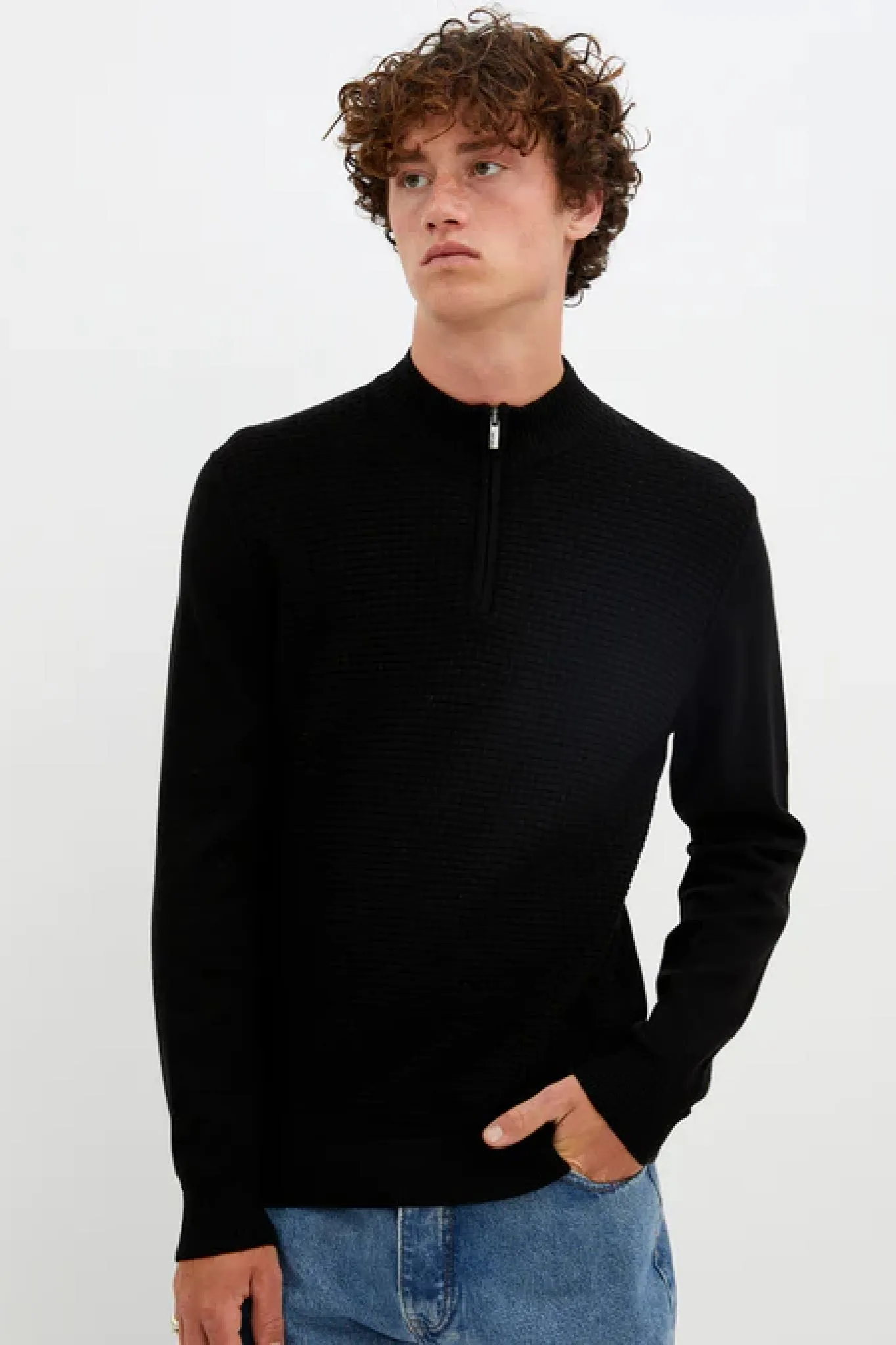 Nolan Half Zip Sweater