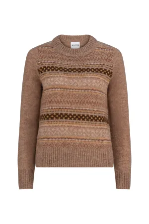 Oat Fairisle Pullover