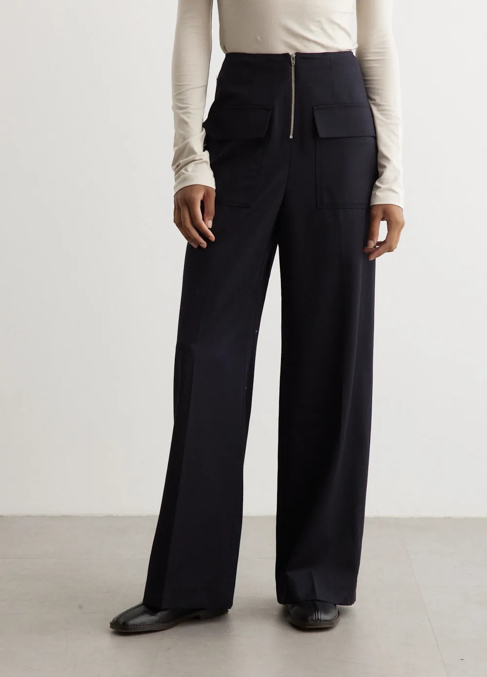 Pocket Wool Trousers