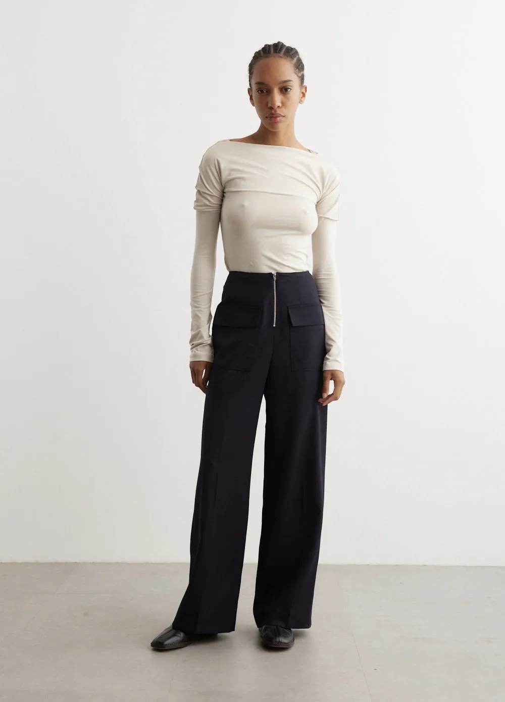 Pocket Wool Trousers