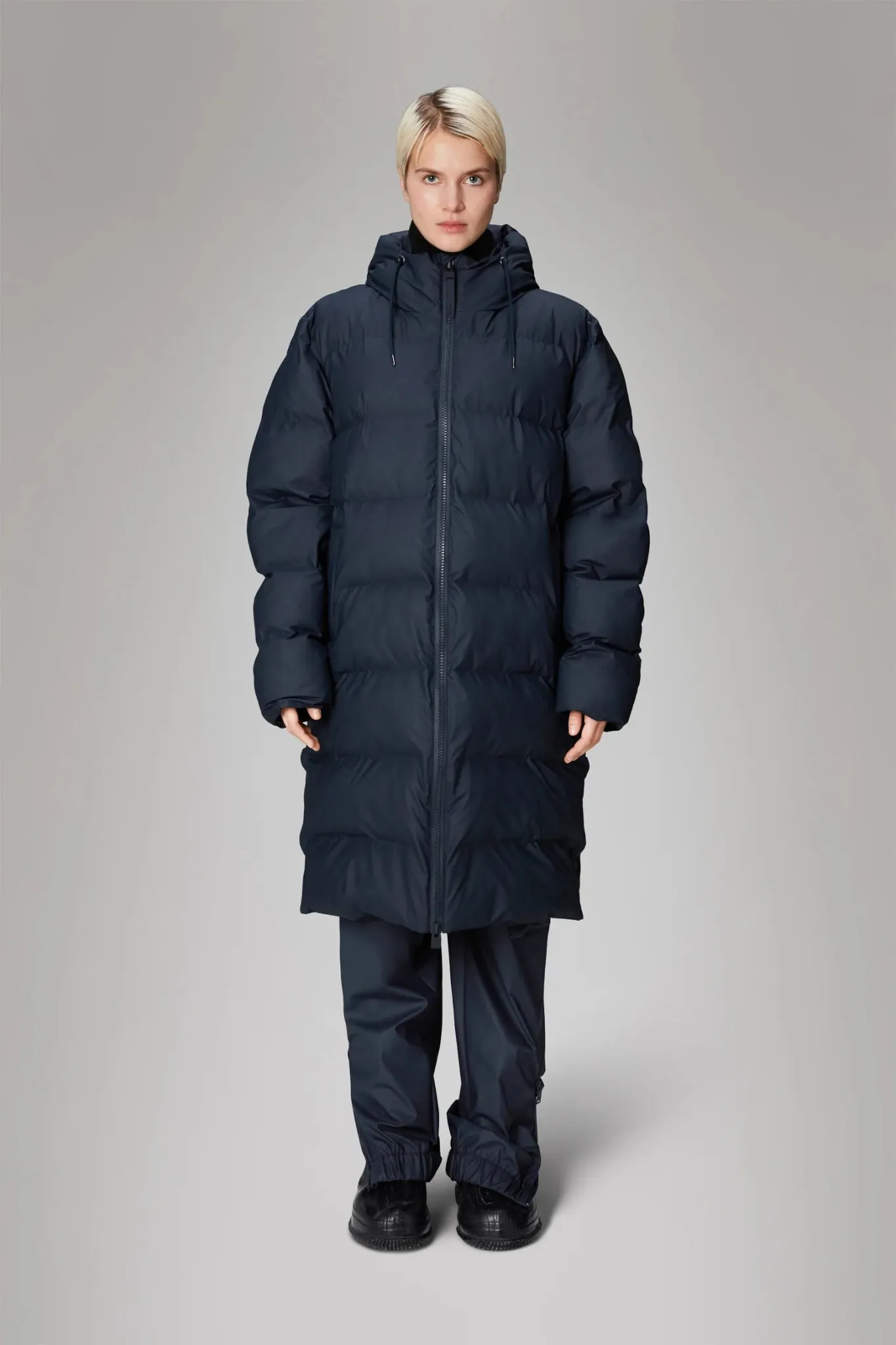 RAINS ALTA Longer Puffer Jacket W3T4