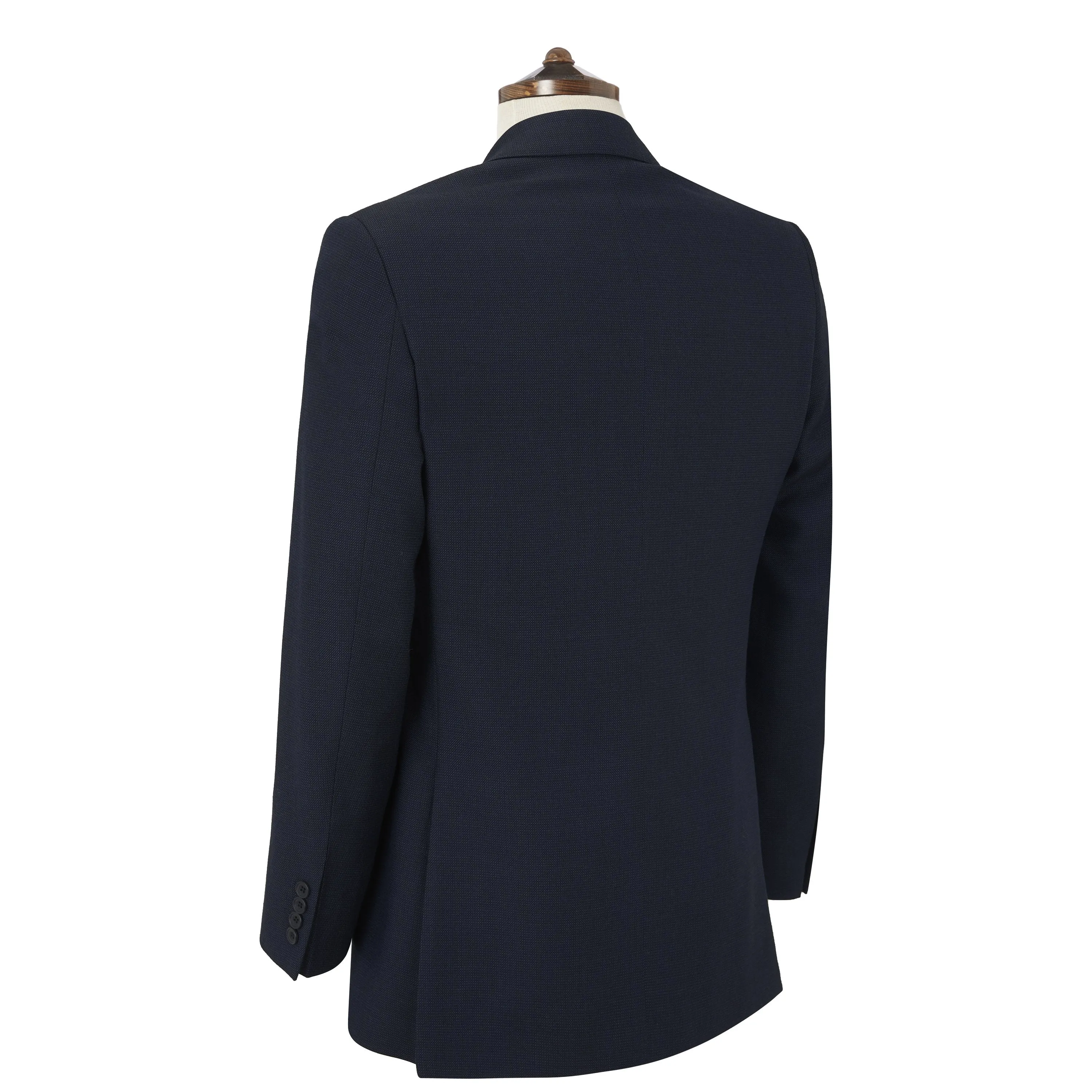 Richmond Navy Twisted Birdseye Suit