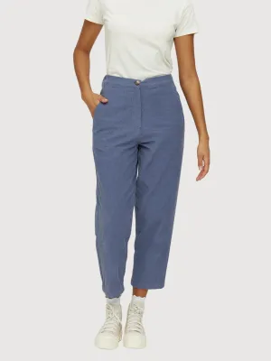 Sanjo Pants Mid Blue Women | Mazine