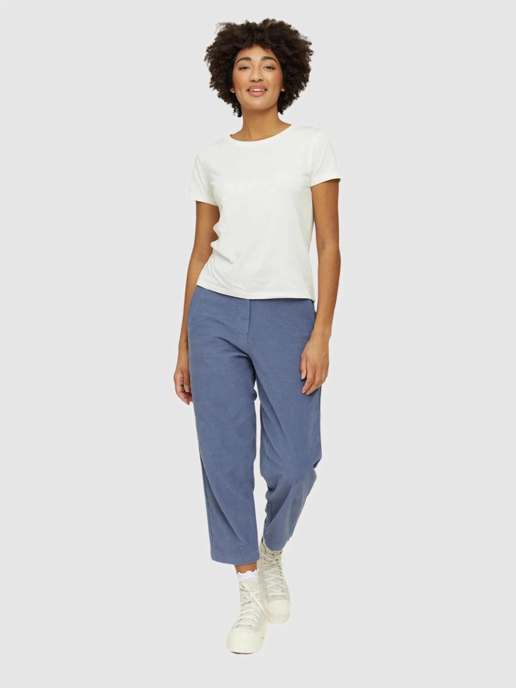 Sanjo Pants Mid Blue Women | Mazine