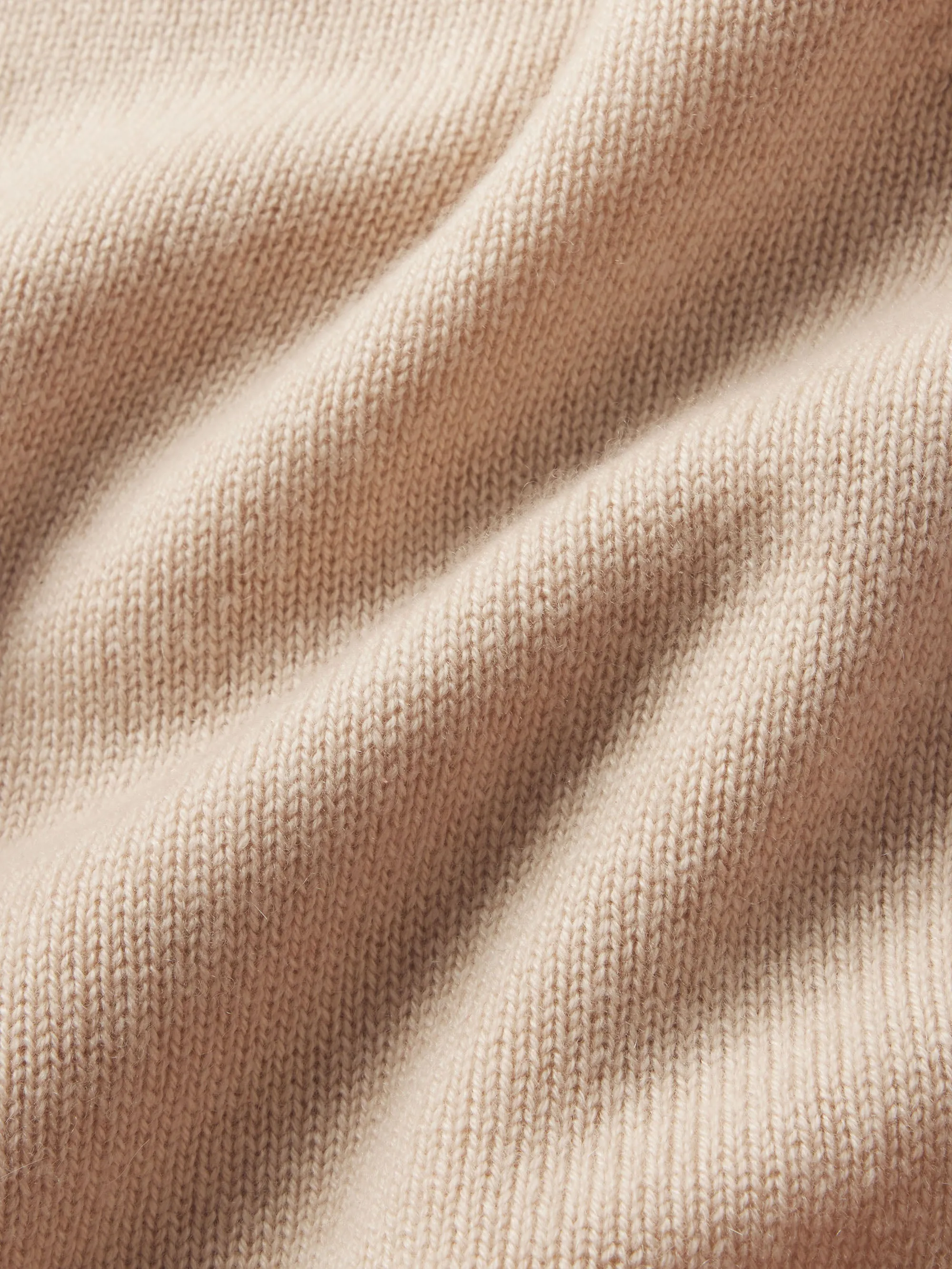 Shrunken Cashmere Cardi -- Almond Pink