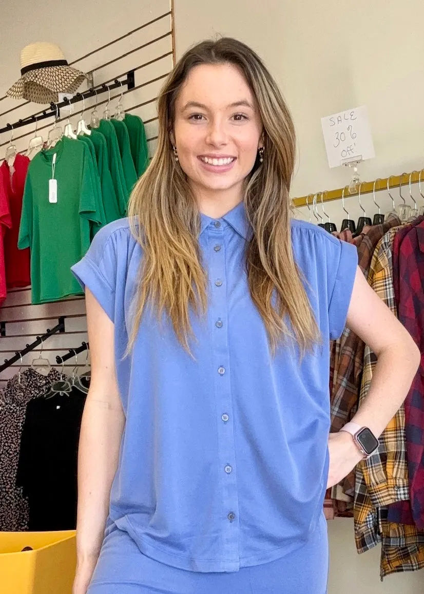 Sleek Style Button Down Top