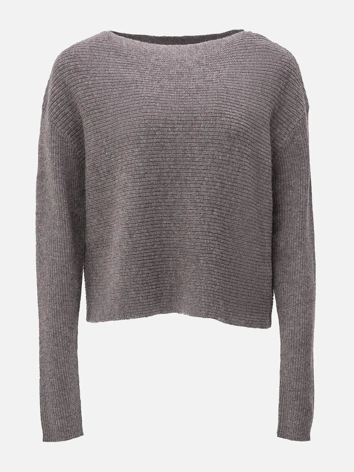 Solid Color Pullover Wool Sweater