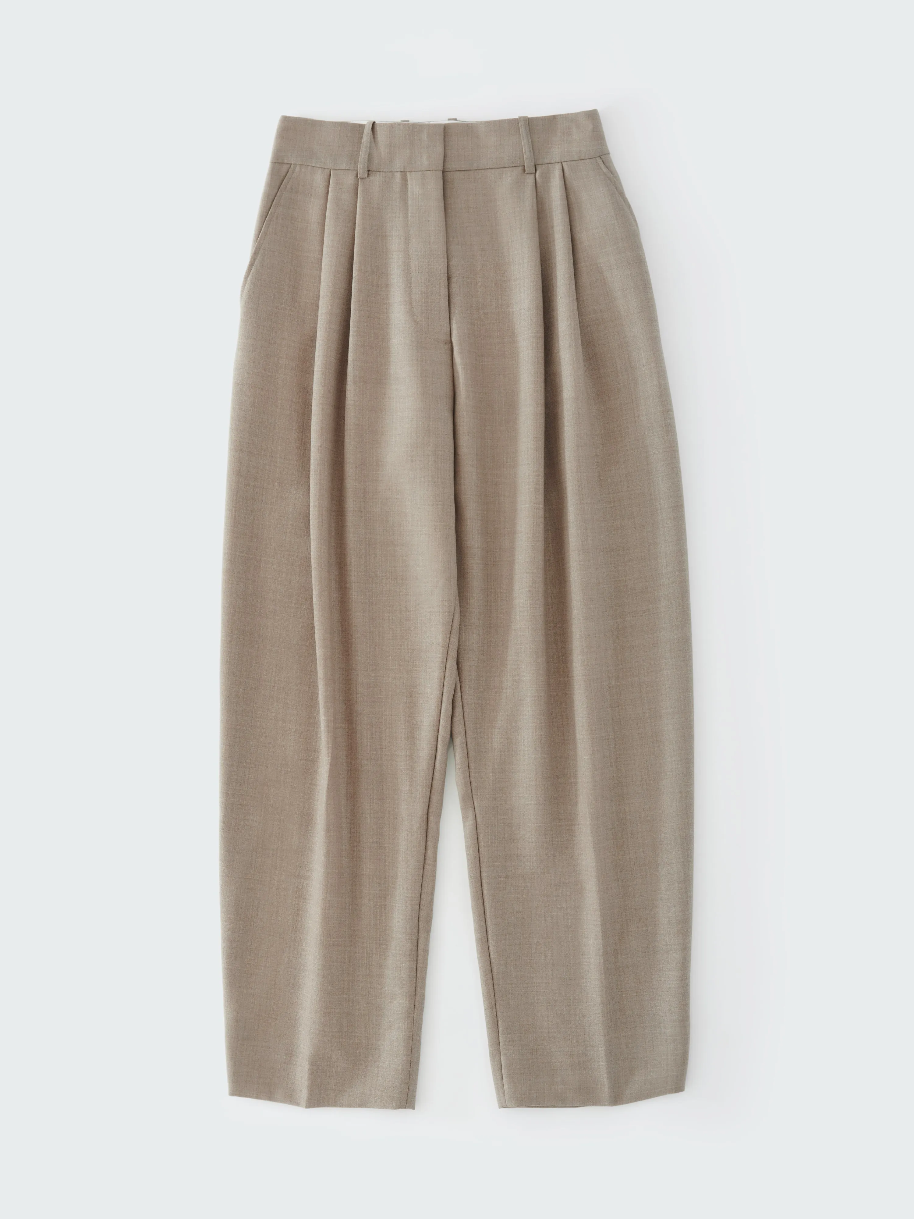 Sperro Tropical Wool Pant in Straw Melange