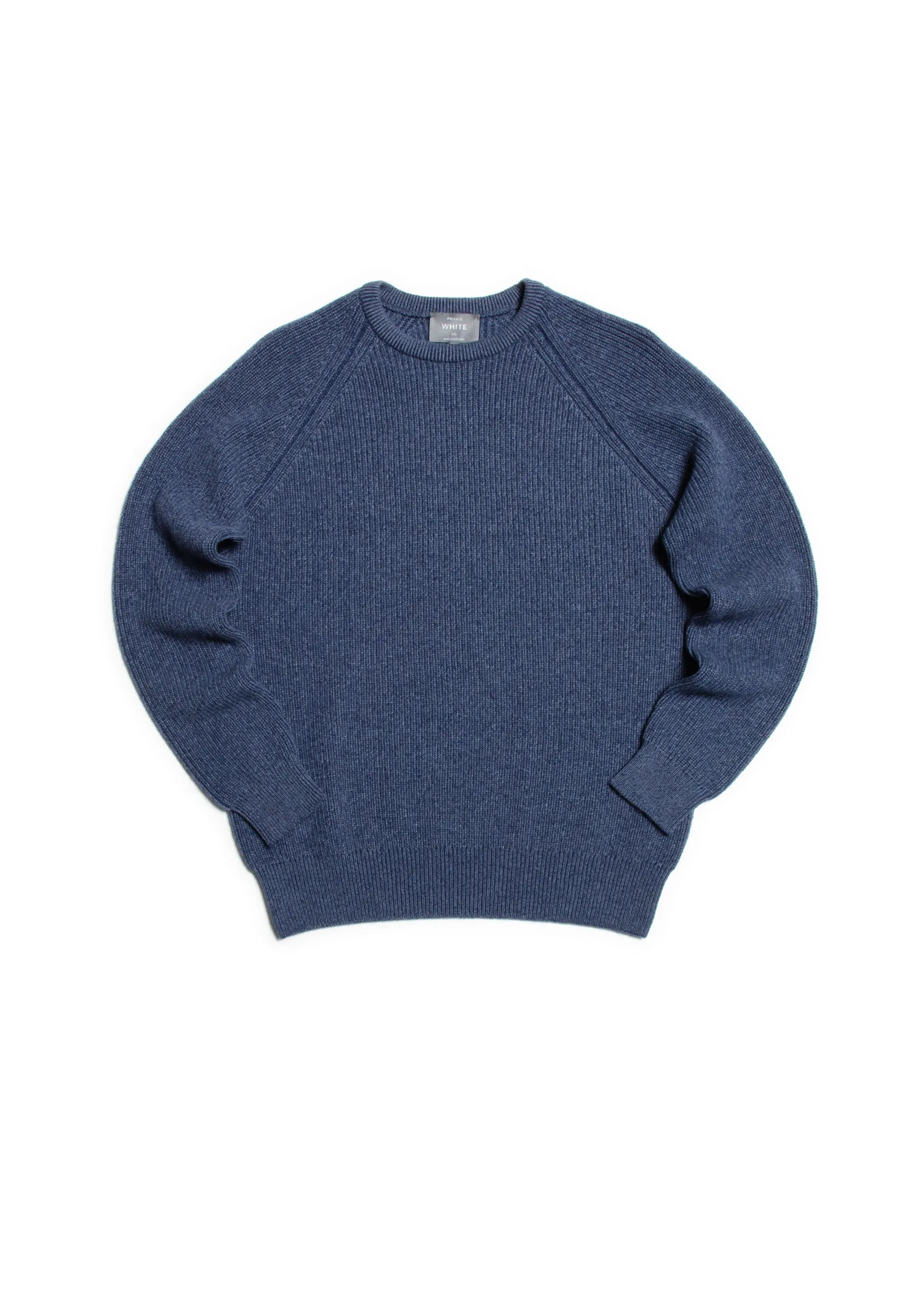 The Cashmere Raglan Crew Neck