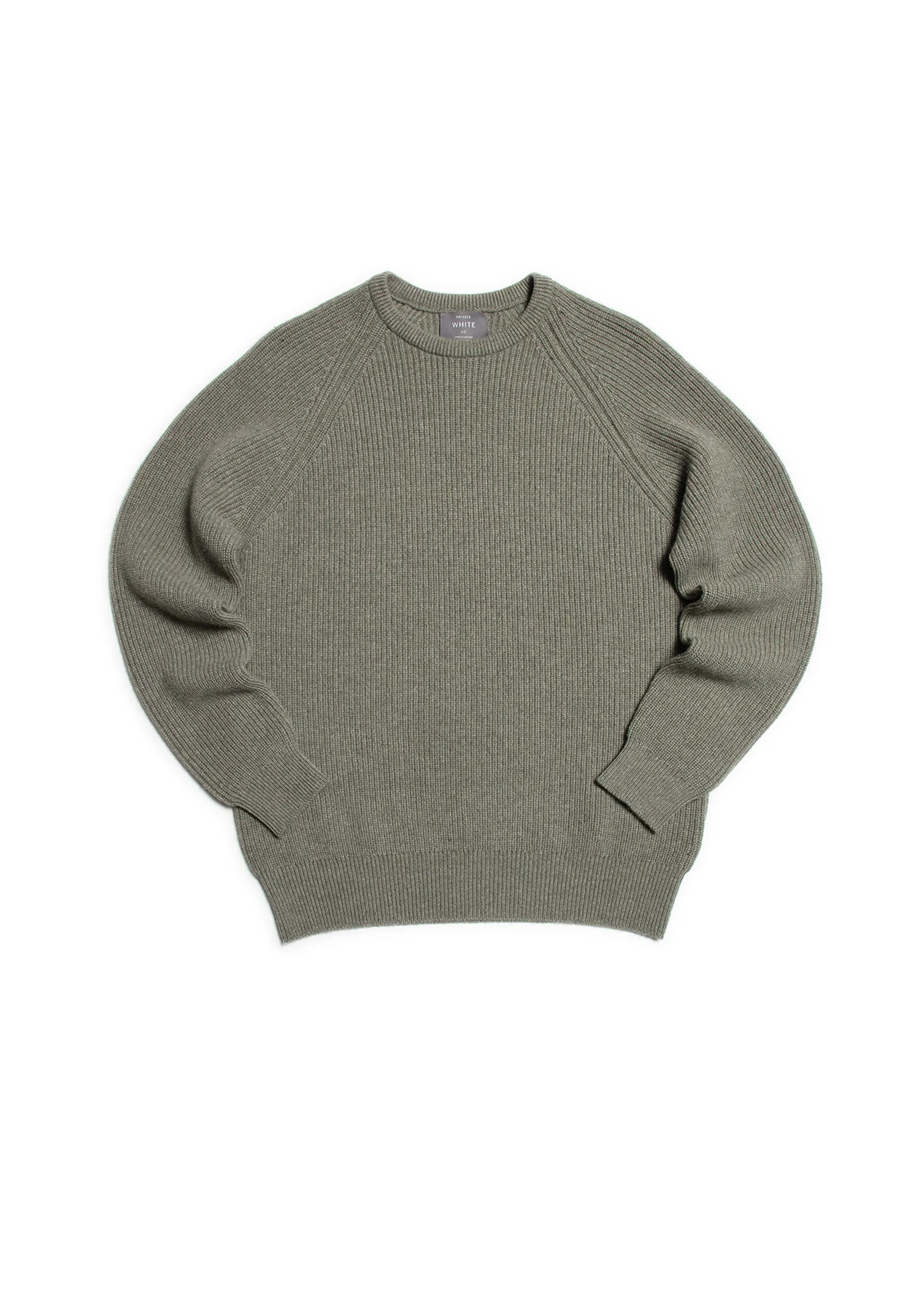 The Cashmere Raglan Crew Neck