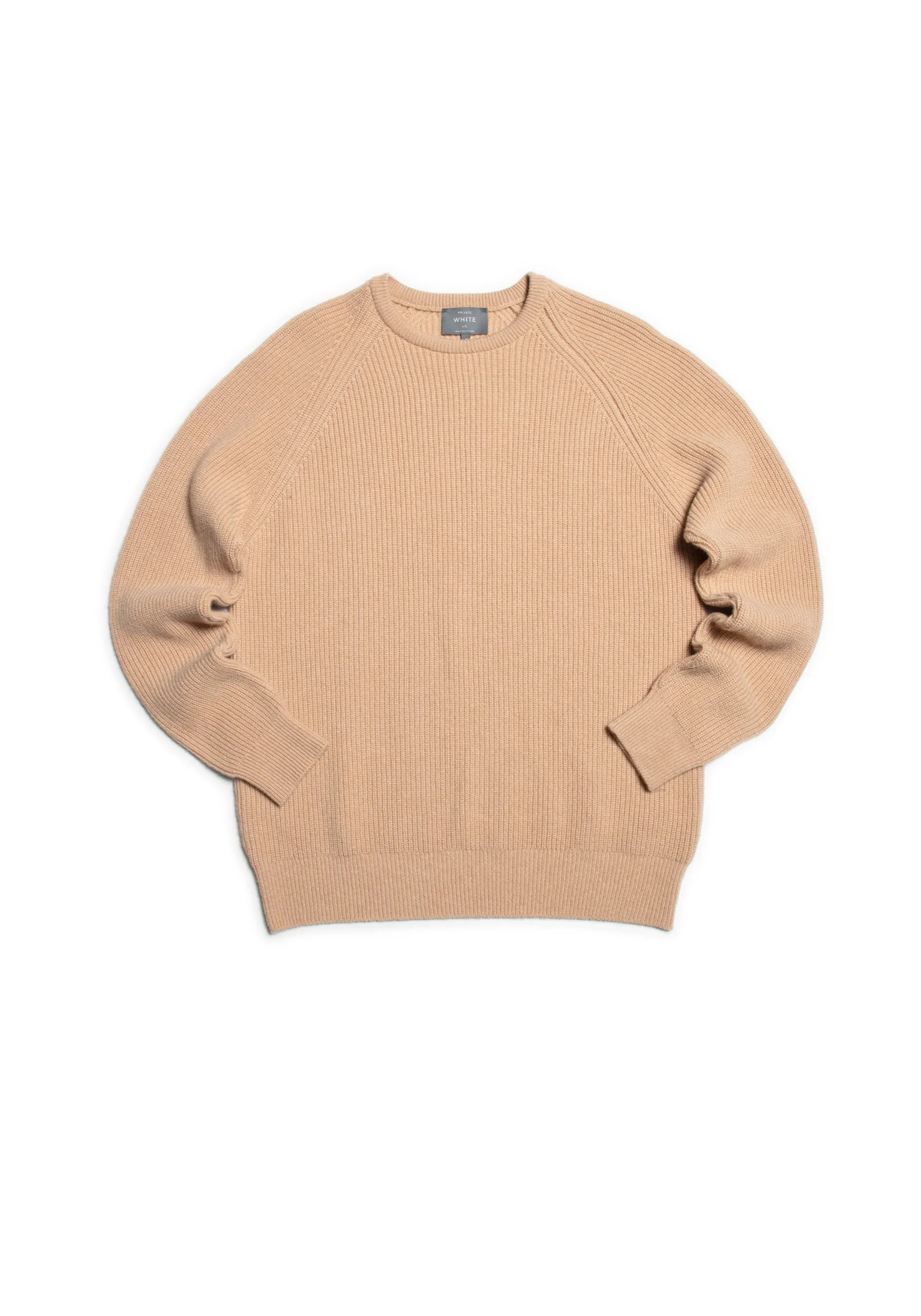 The Cashmere Raglan Crew Neck