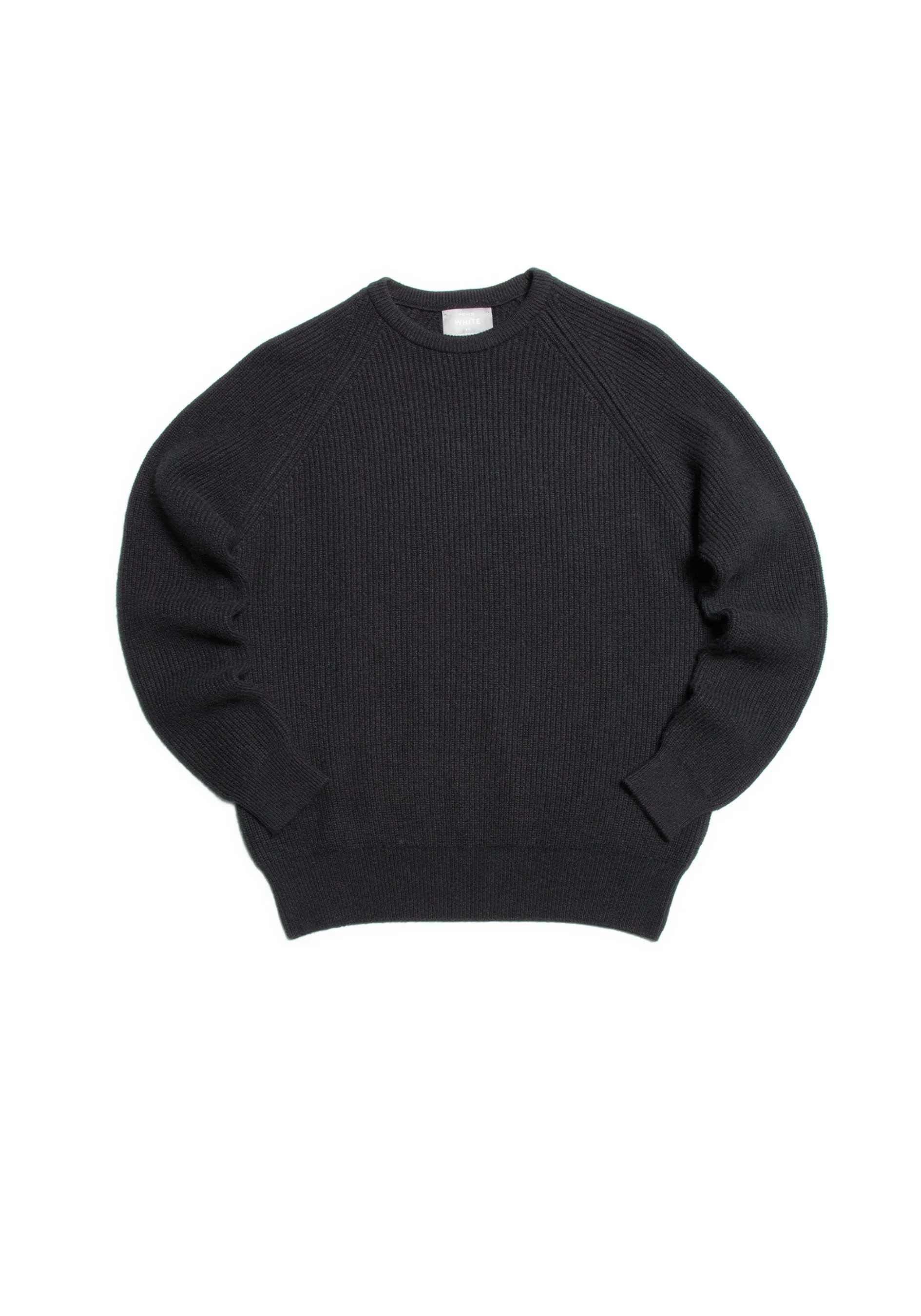 The Cashmere Raglan Crew Neck