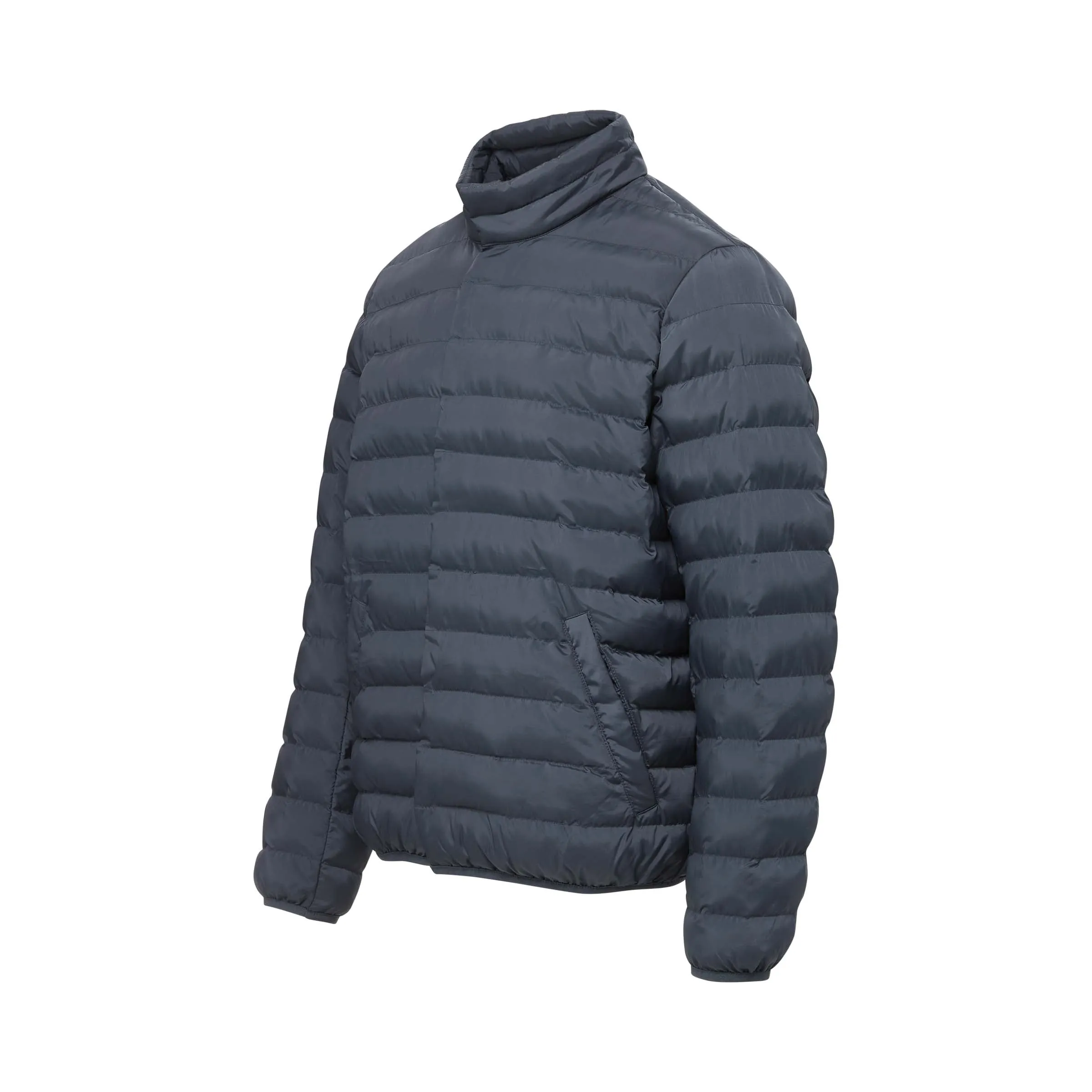 Weatherproof x MagnaReady Magnetic Front Water-Resistant Puffer Jacket in Pewter