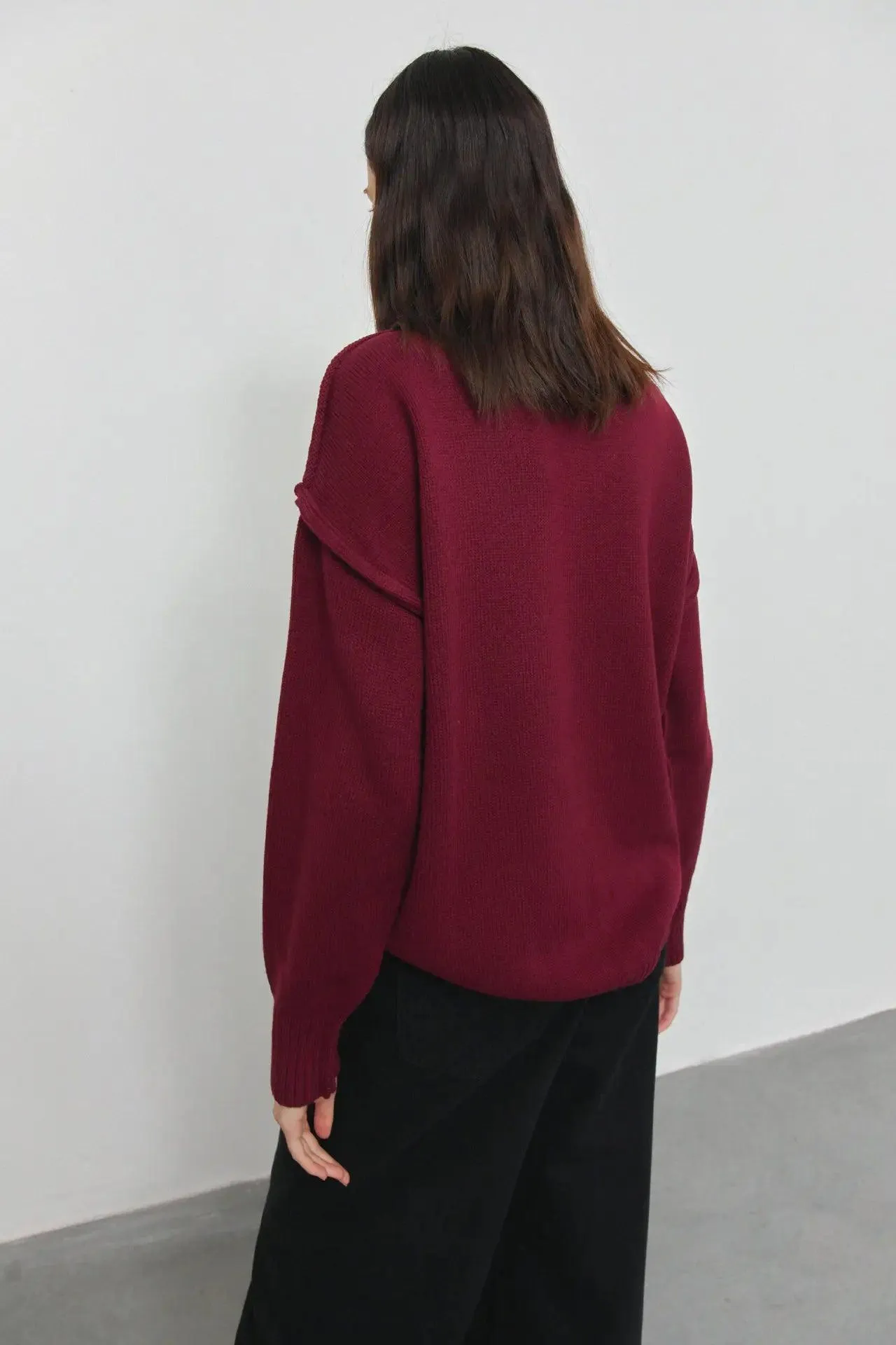 Women's Knitted Loose Turtleneck Sweater