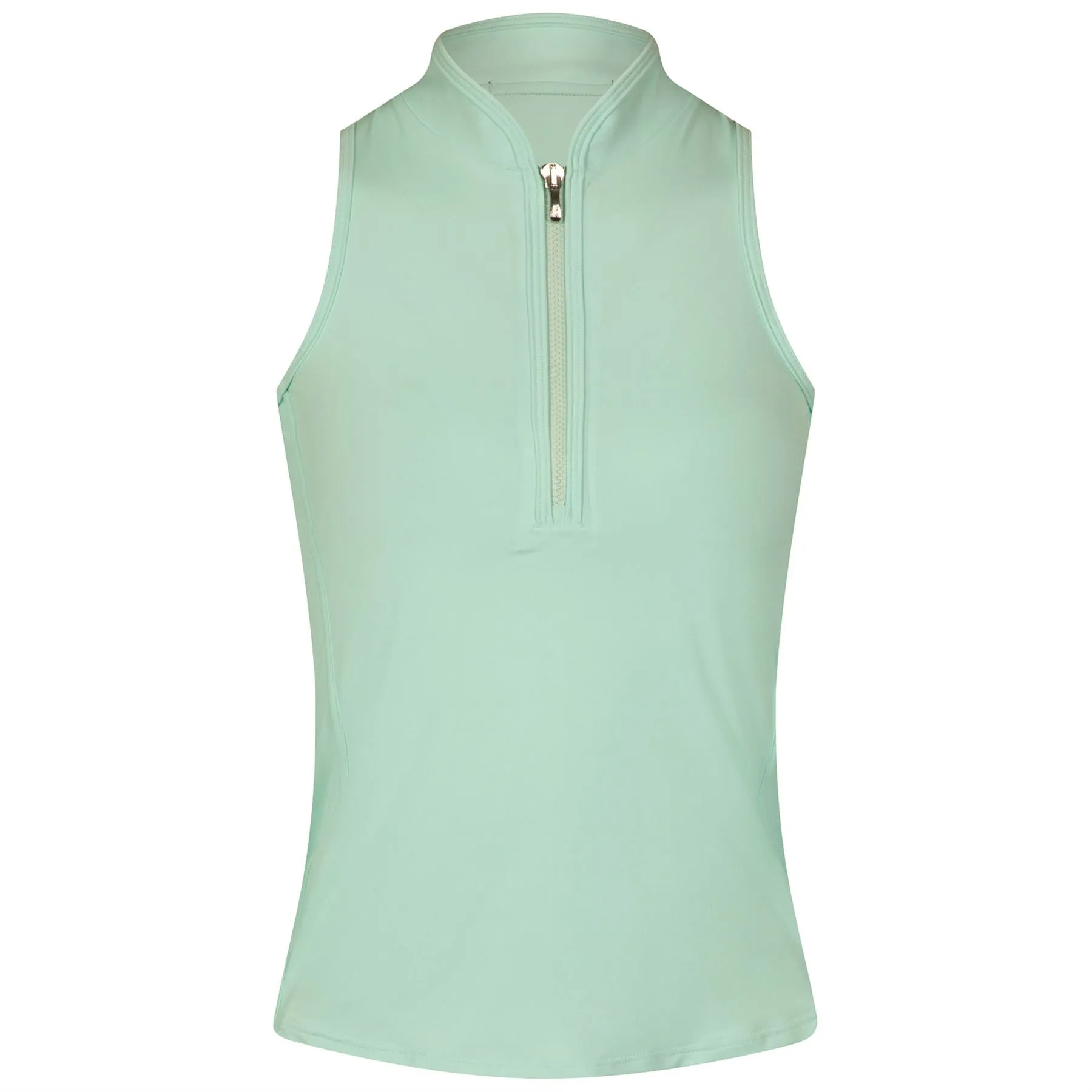 Womens Sleeveless Vesta Mock Neck Top Aurora - SU24